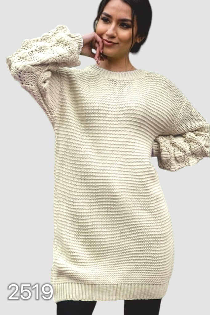2519 - Sweater Mini Vestido
