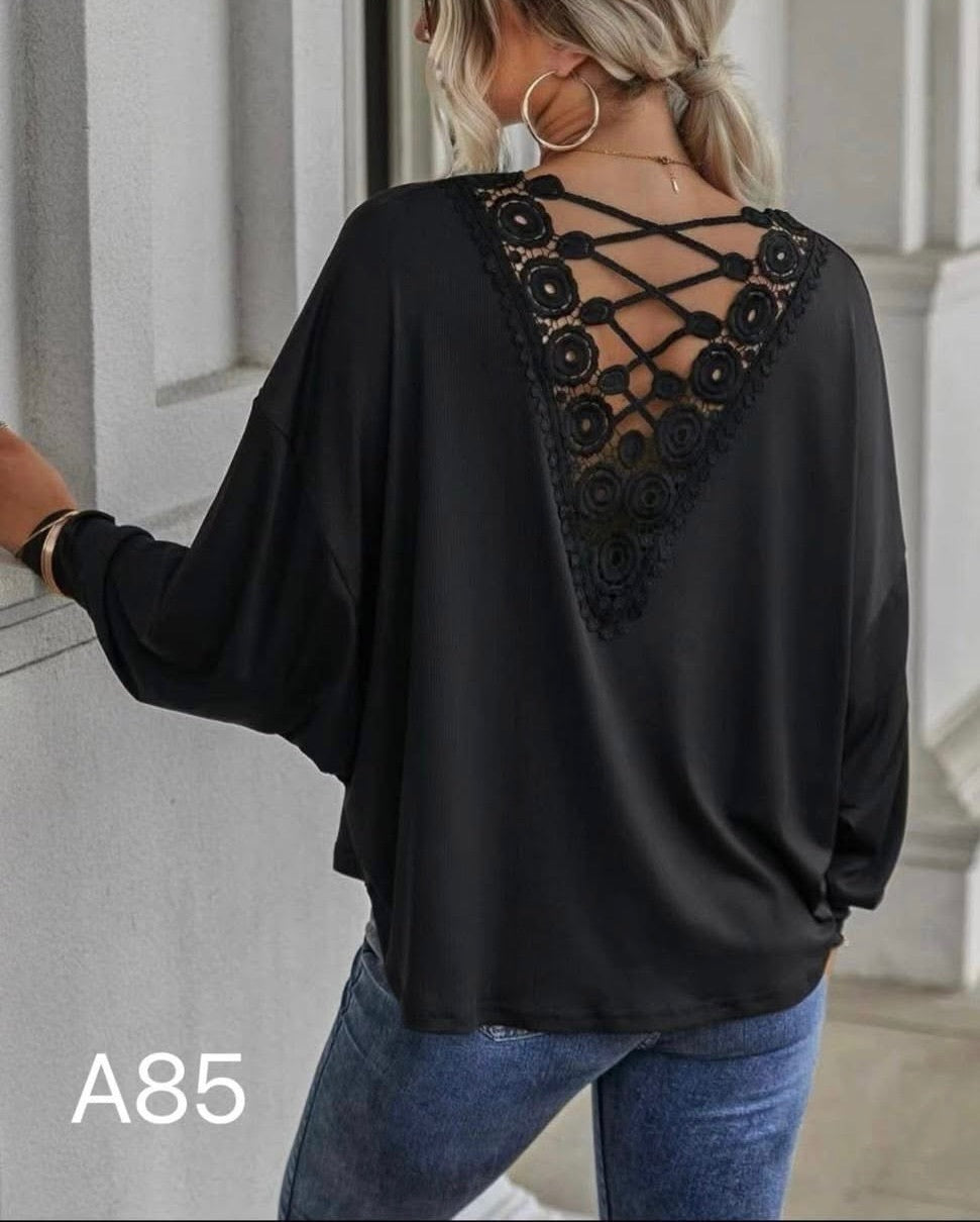 A85 - Polera Manga Murciélago