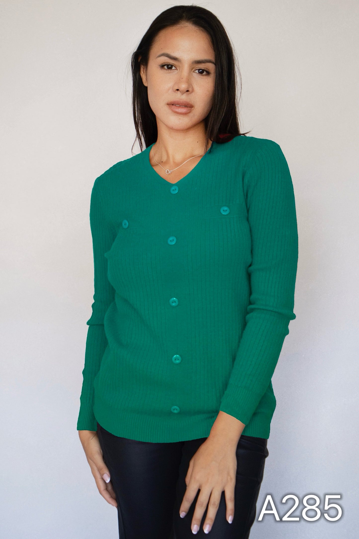 A285 - Sweater de Spandex Cuello