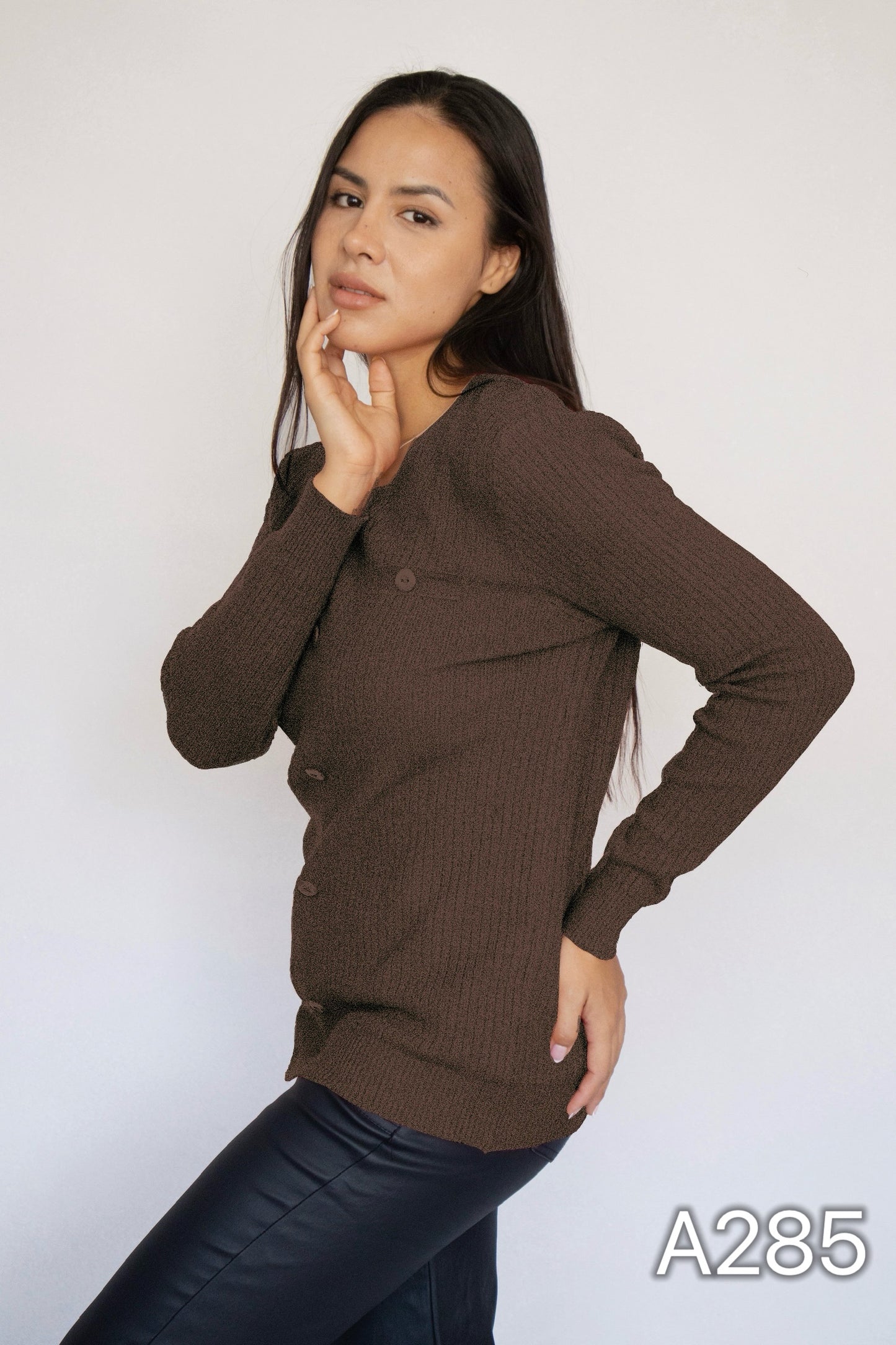 A285 - Sweater de Spandex Cuello