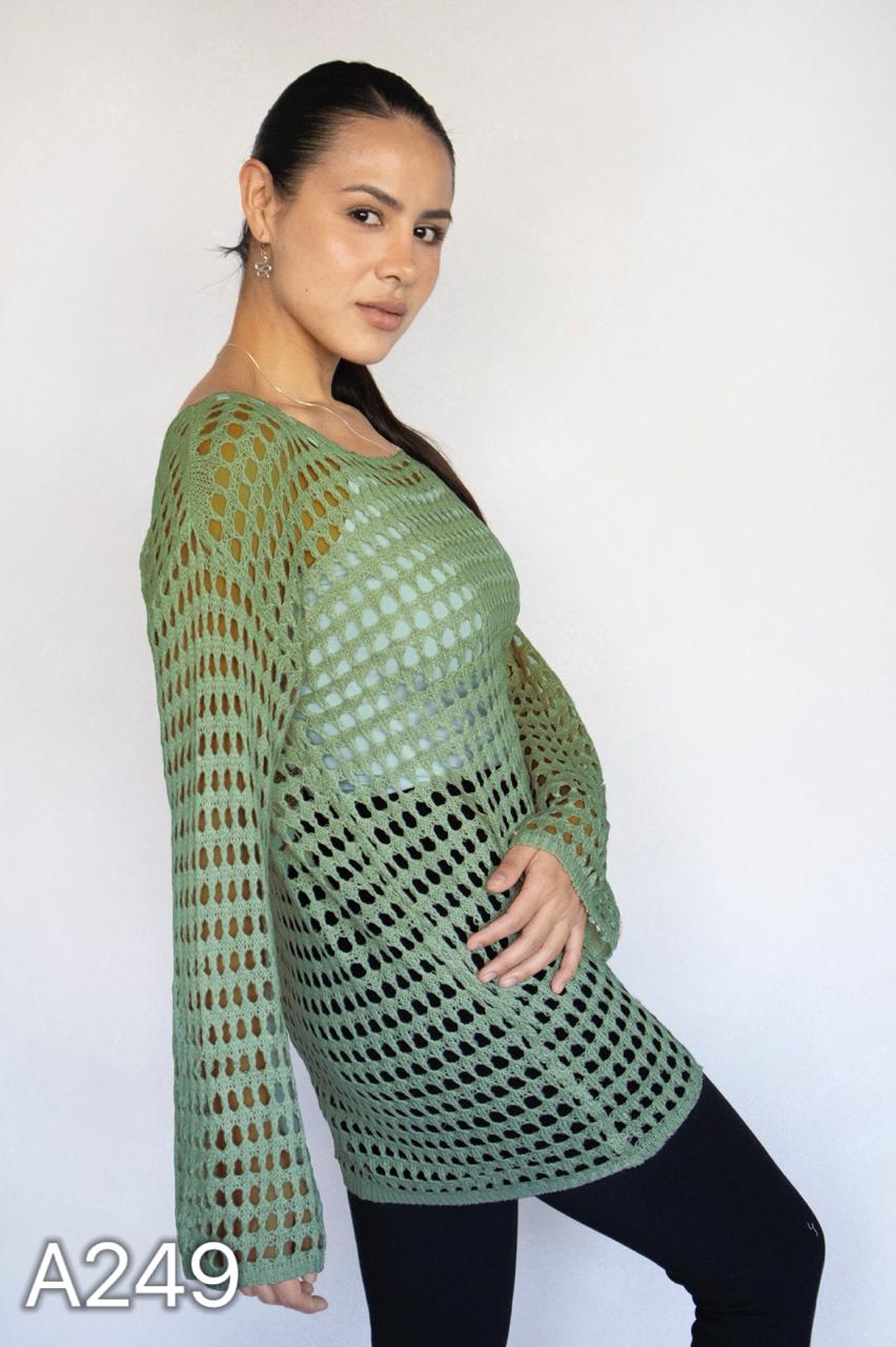 A249 -Sweater Calado de hilo