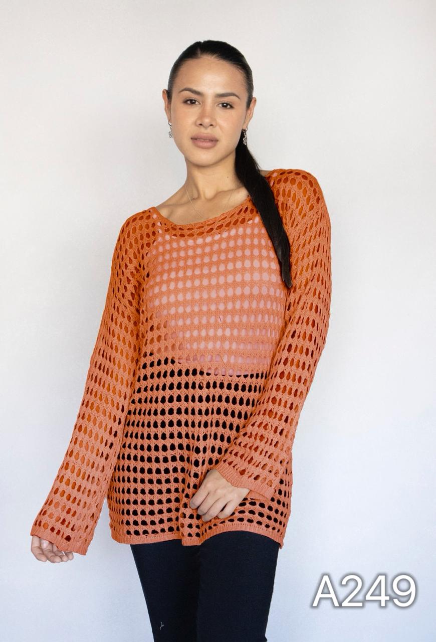 A249 -Sweater Calado de hilo