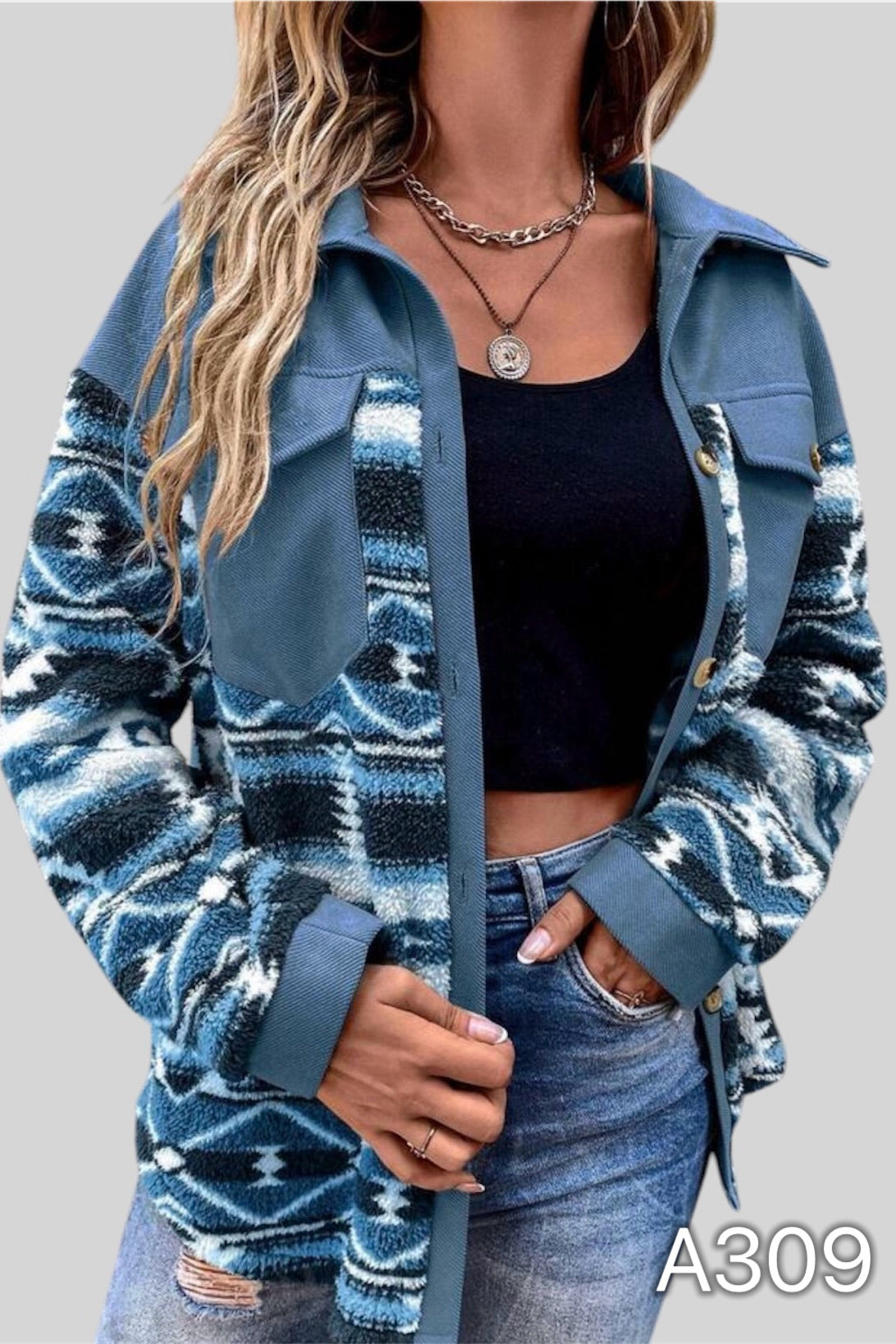 A309 - Chaqueta Tipo Camisa