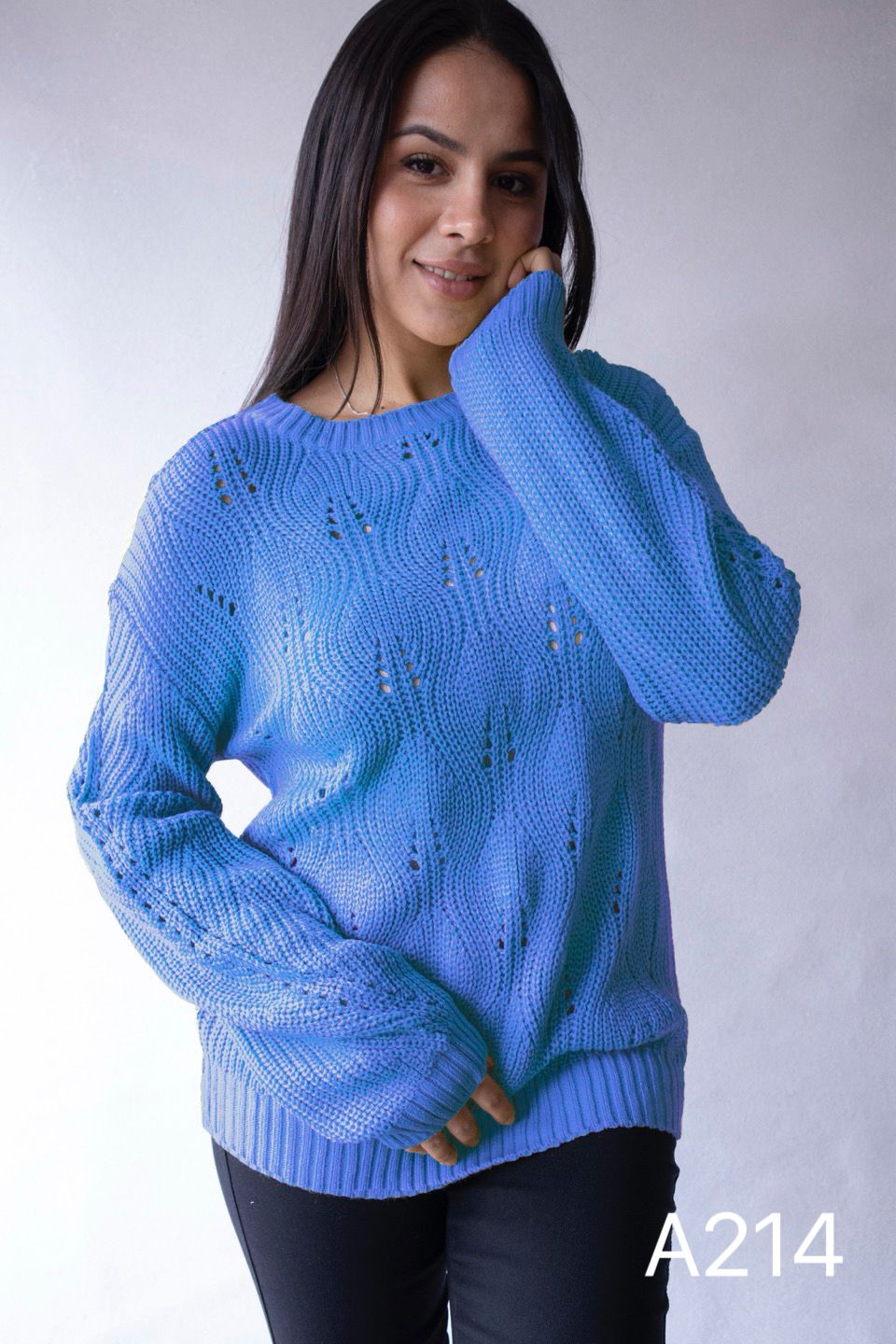 A214 - Sweater Cuello Redondo