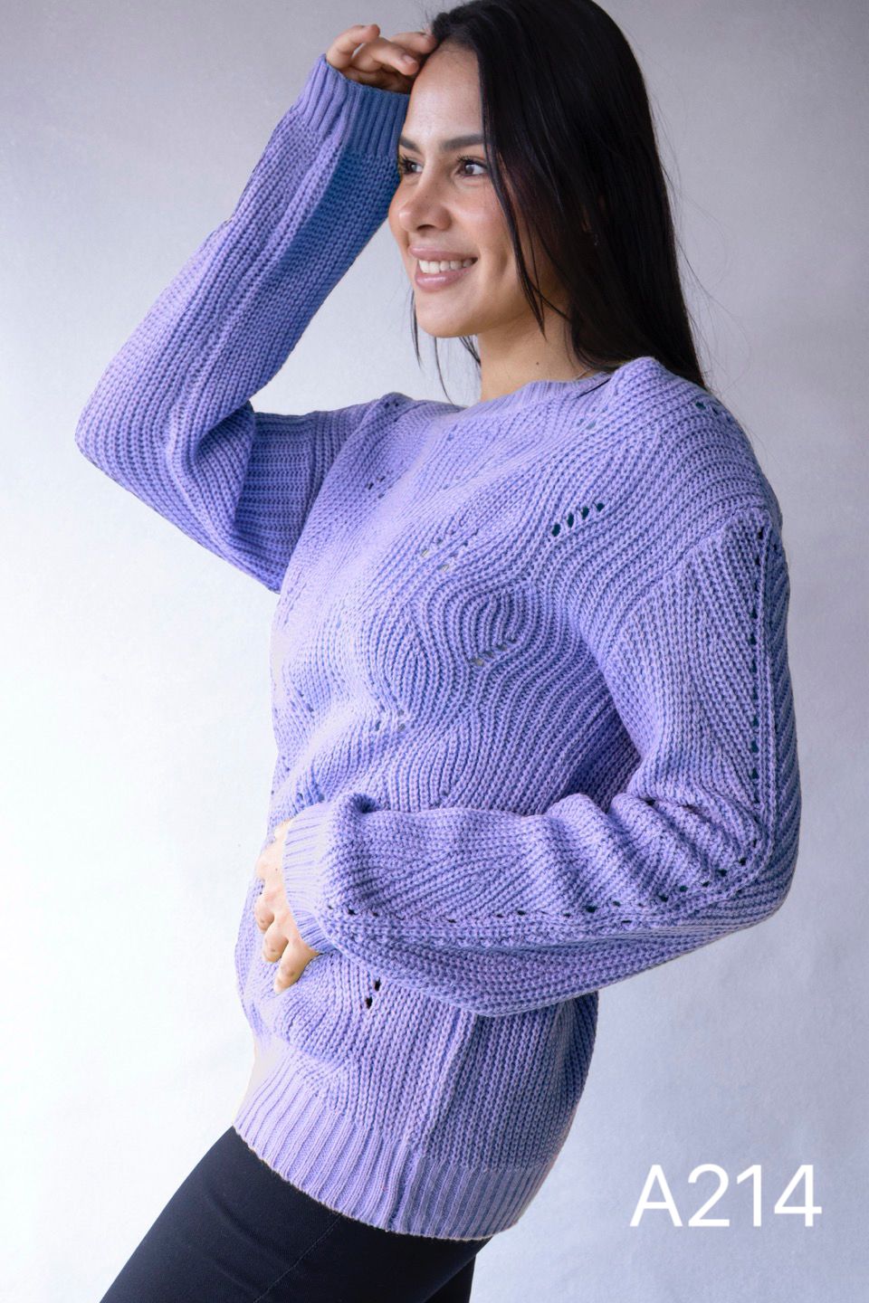 A214 - Sweater Cuello Redondo
