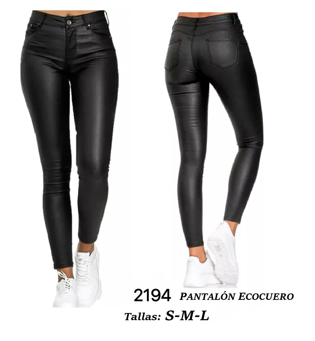 2194 - Pantalón Pitillo Ecocuero