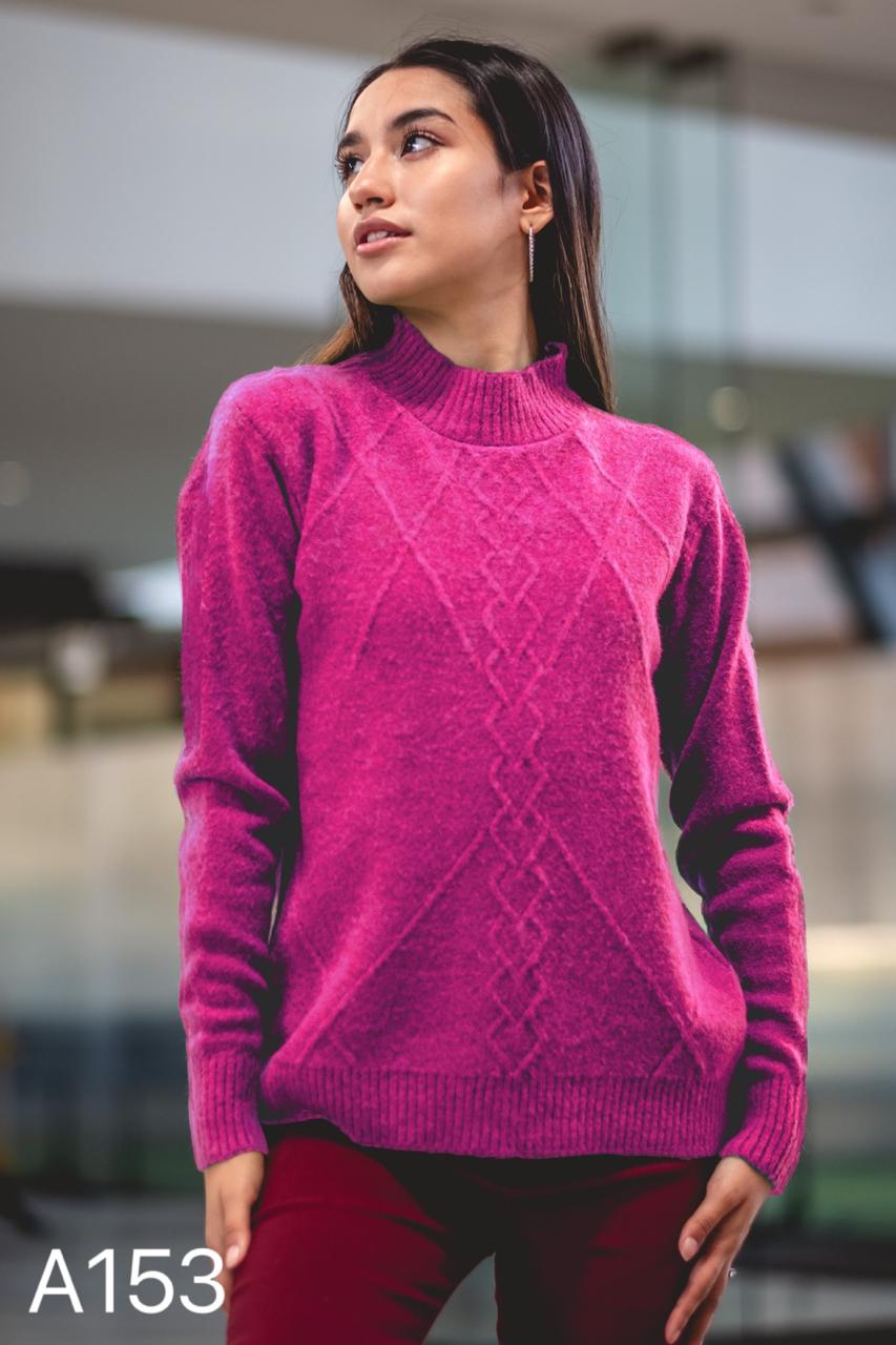 A153 - Sweater de Lana, Medio Cuello