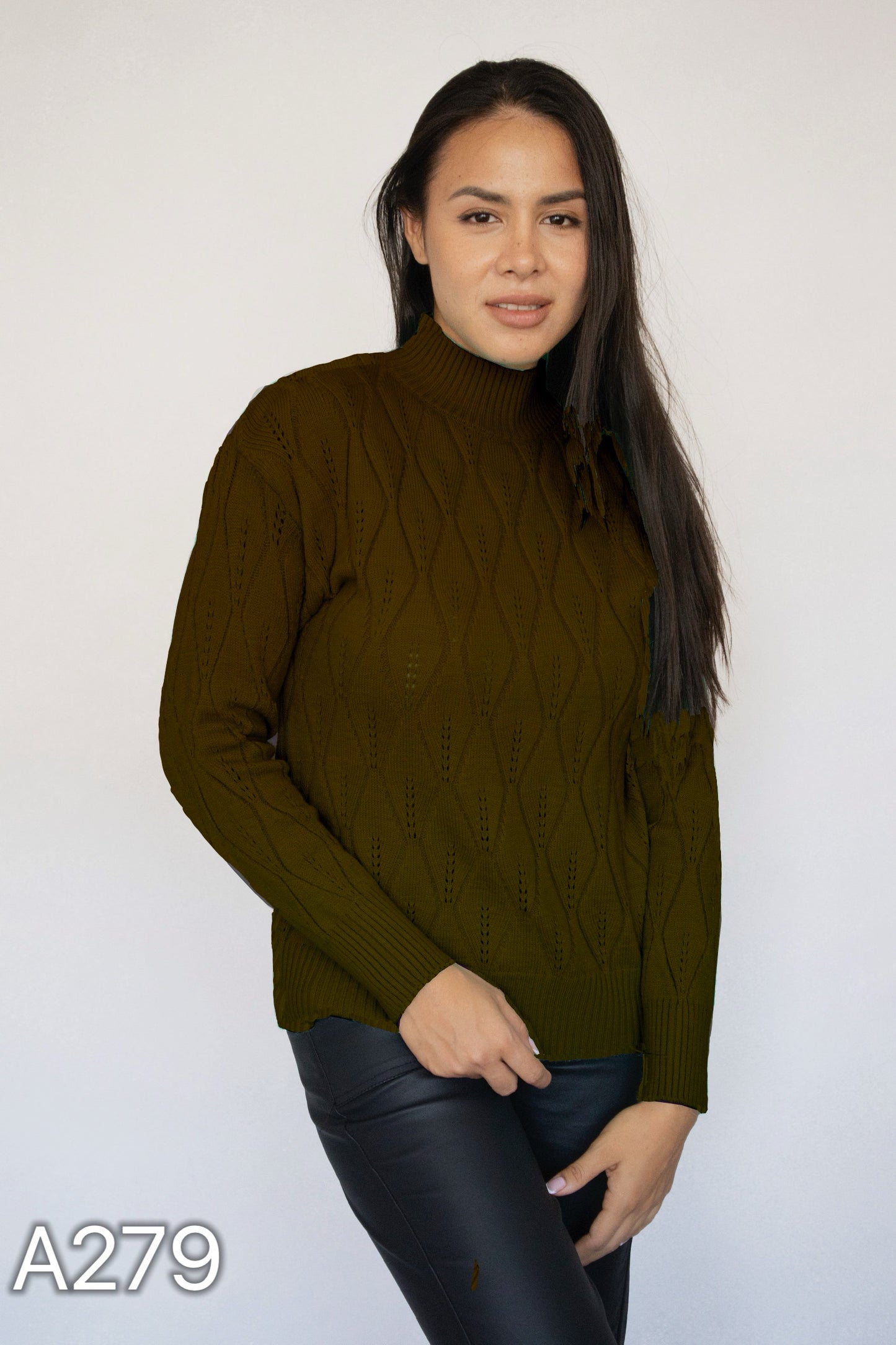 A279 - Sweater Medio Cuello