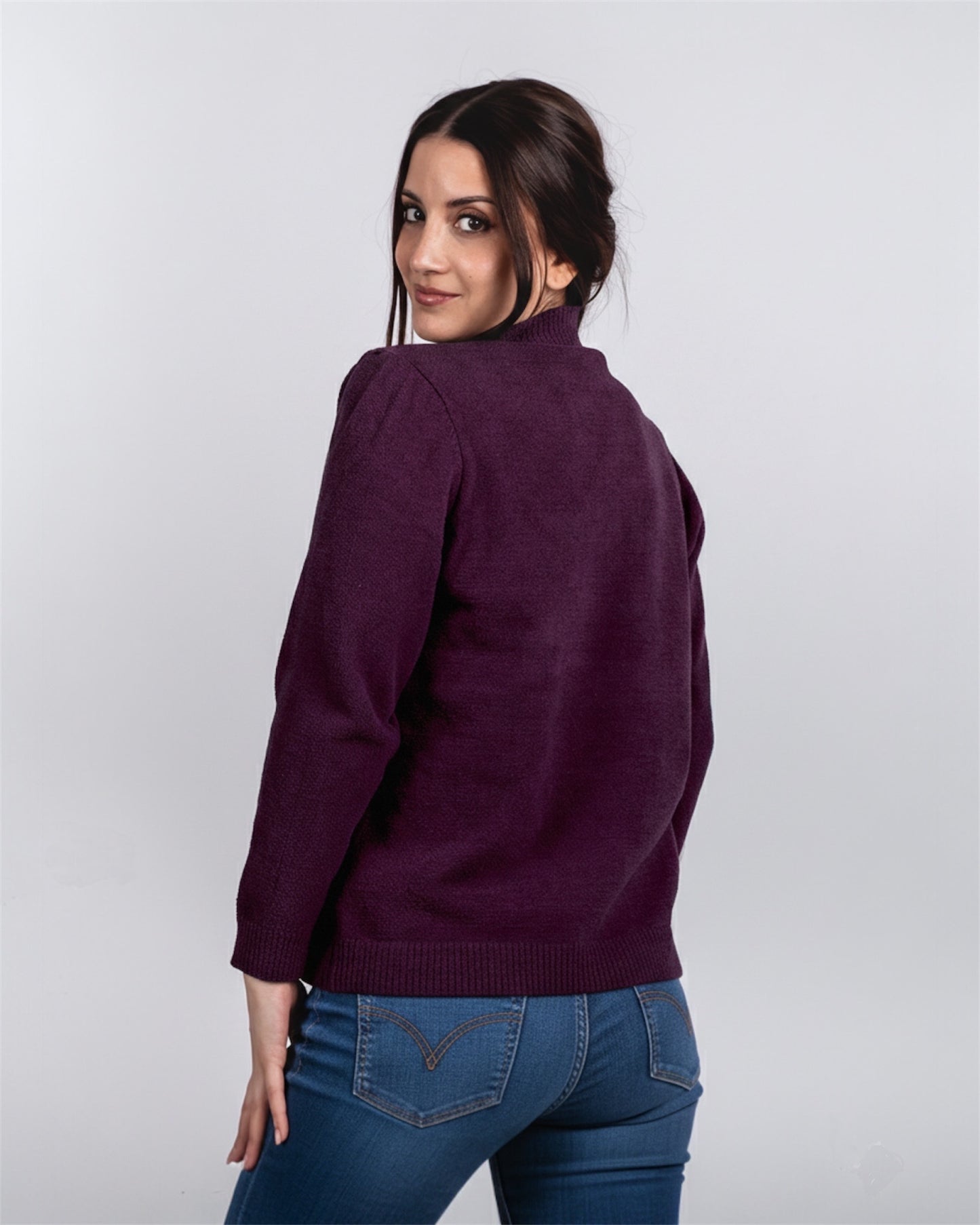 A374- Sweater Bouclé
