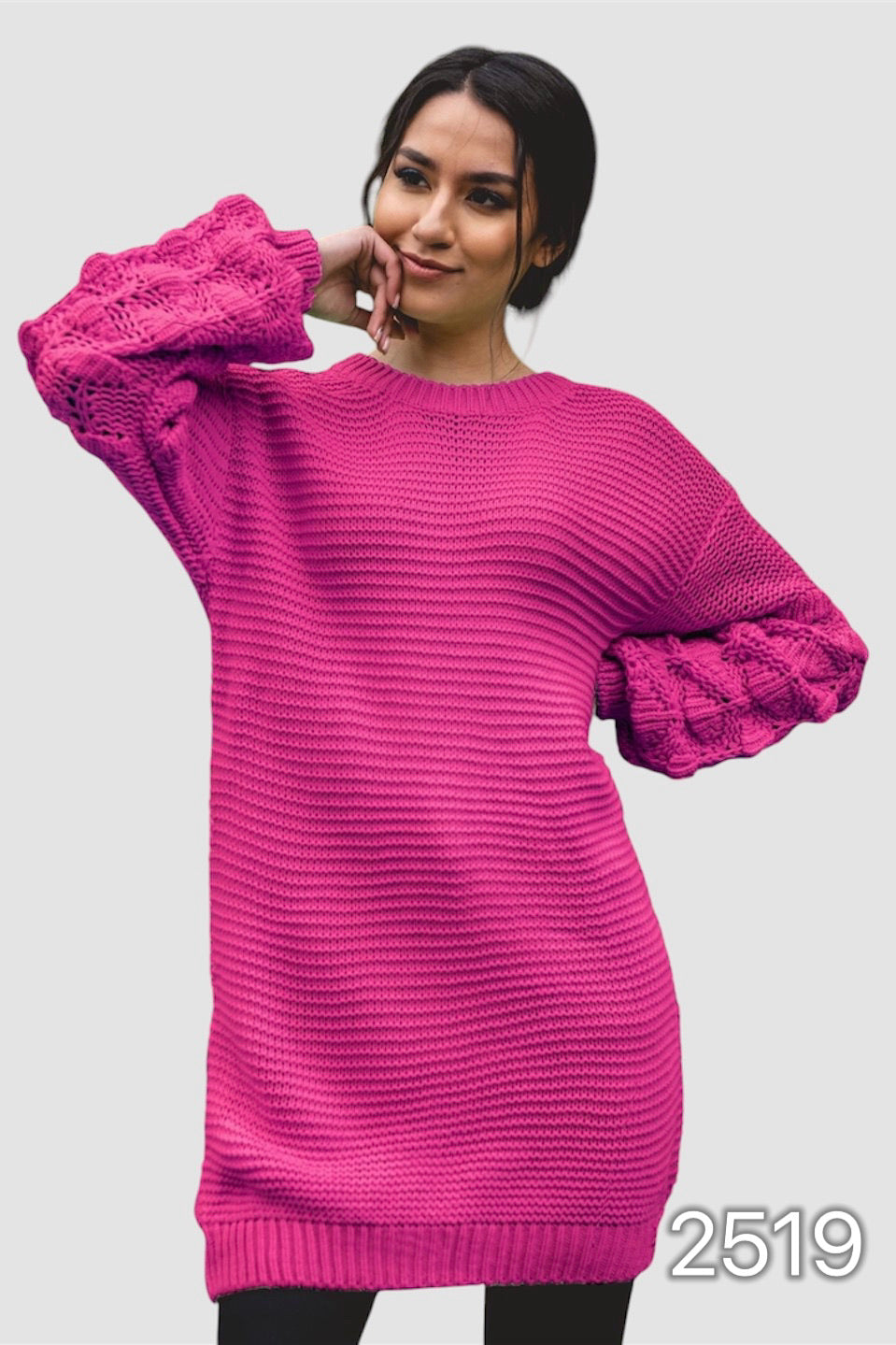 2519 - Sweater Mini Vestido
