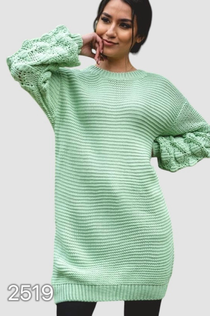 2519 - Sweater Mini Vestido