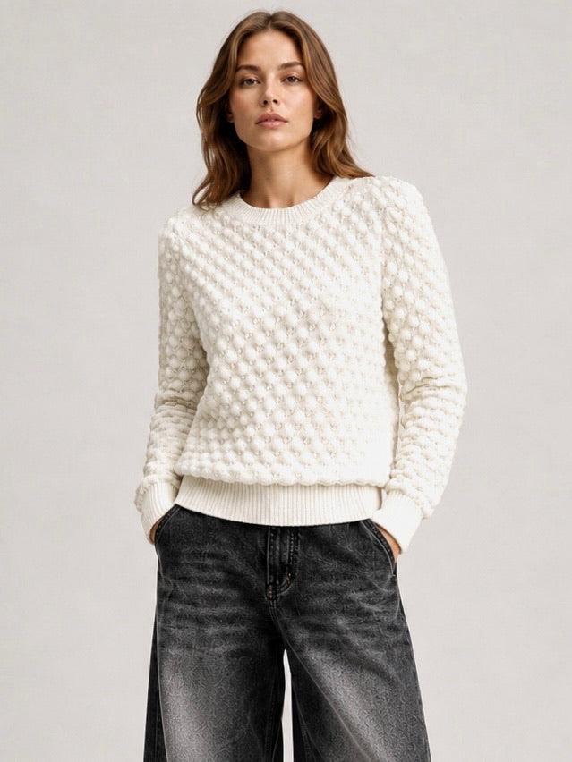 A216 - Sweater de Lana Texturizado