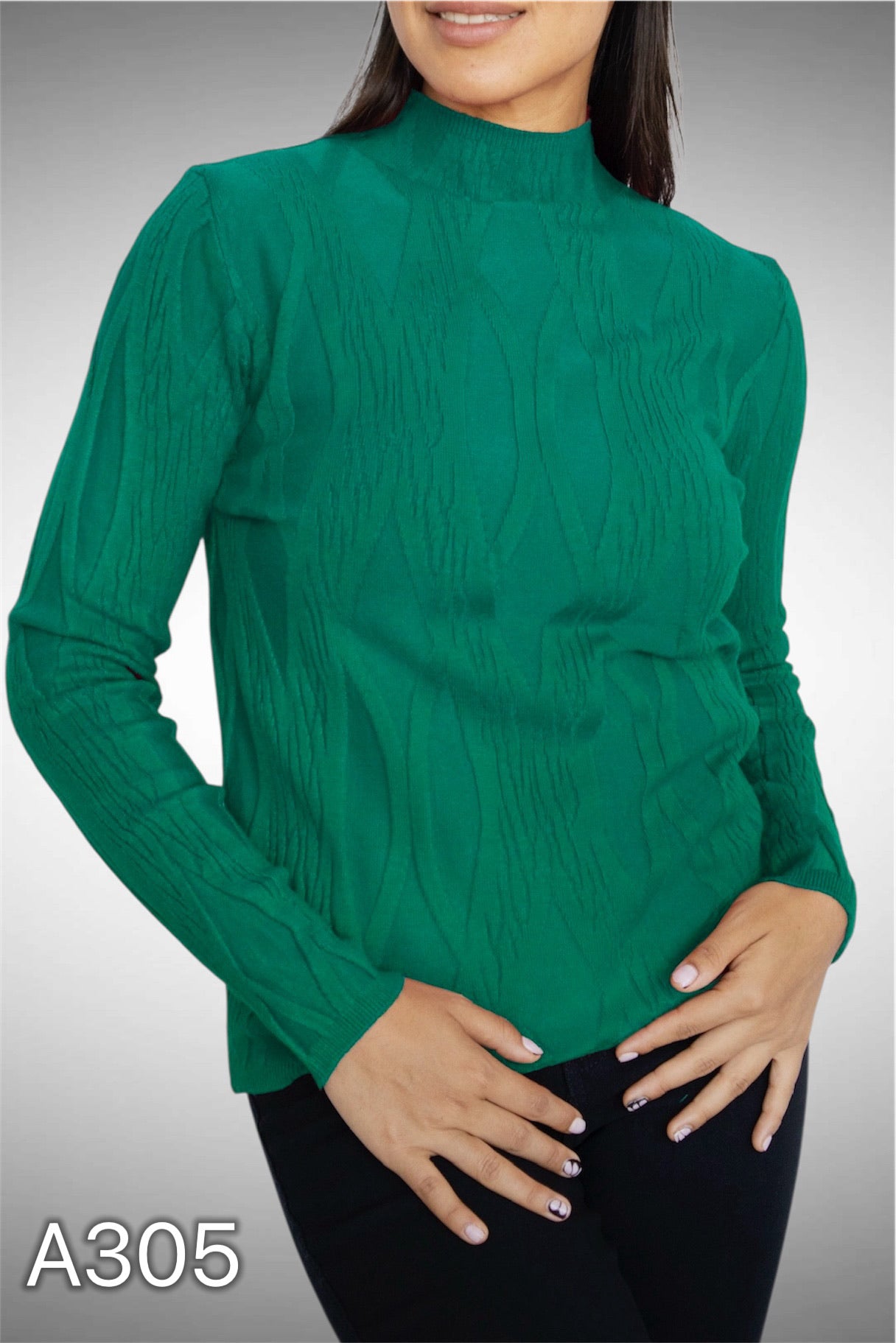 A305 - Sweater Medio Cuello