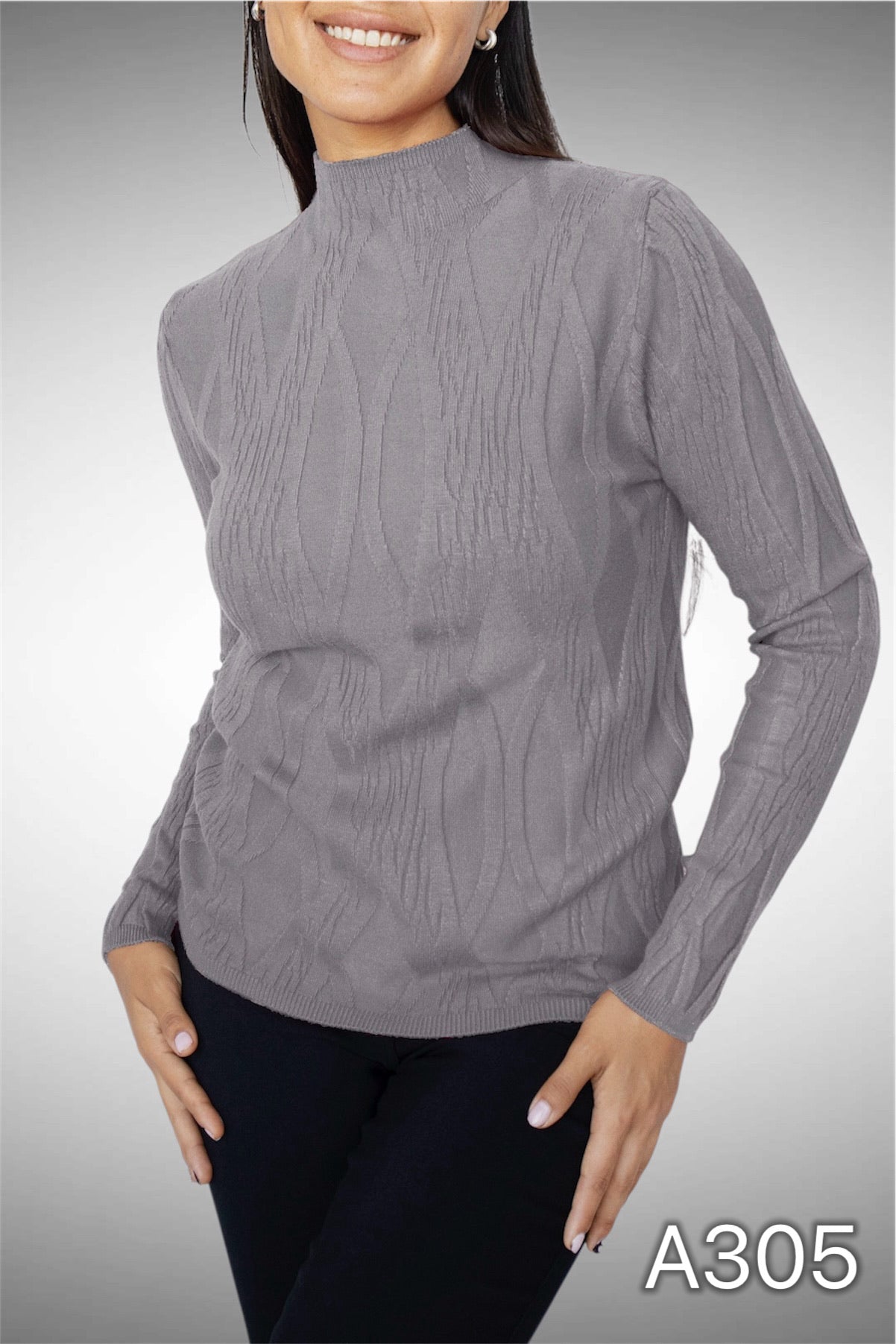 A305 - Sweater Medio Cuello