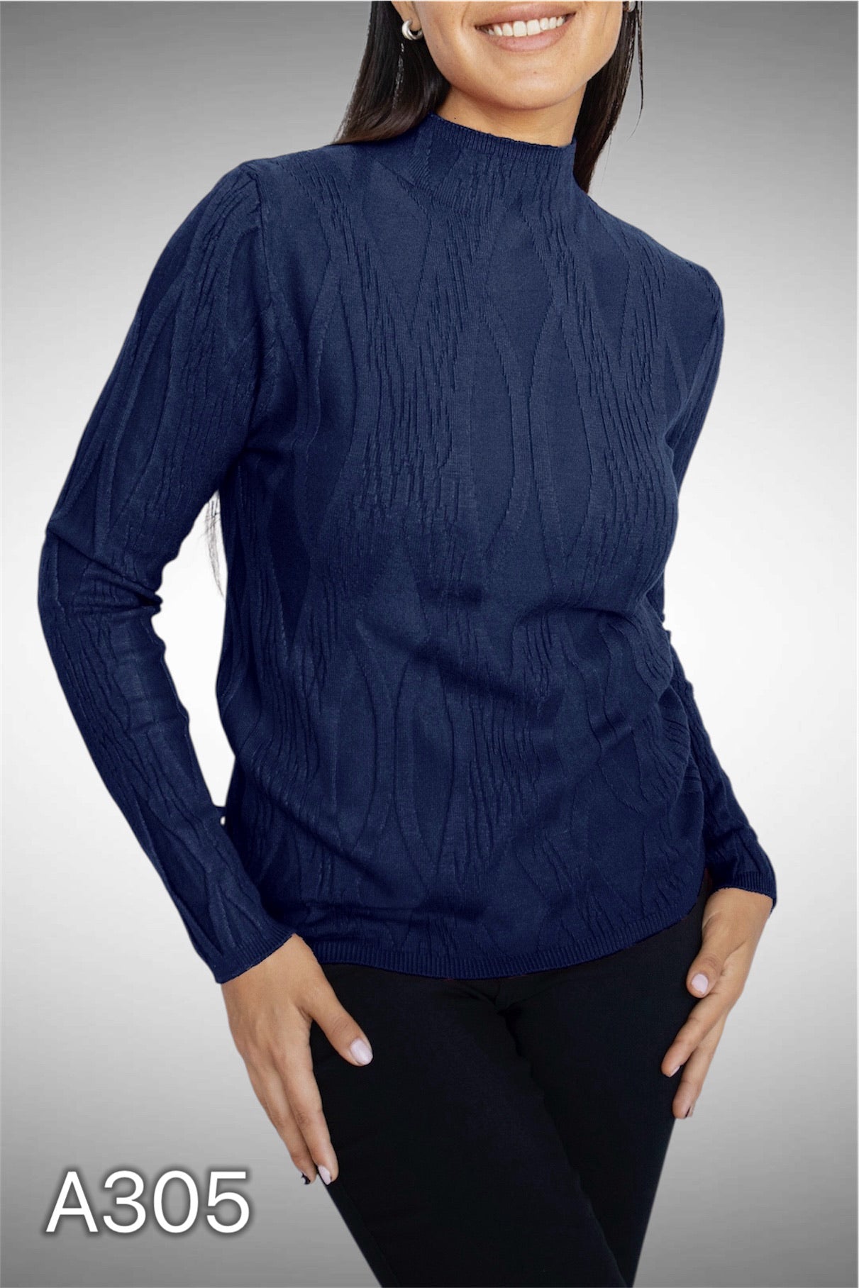 A305 - Sweater Medio Cuello