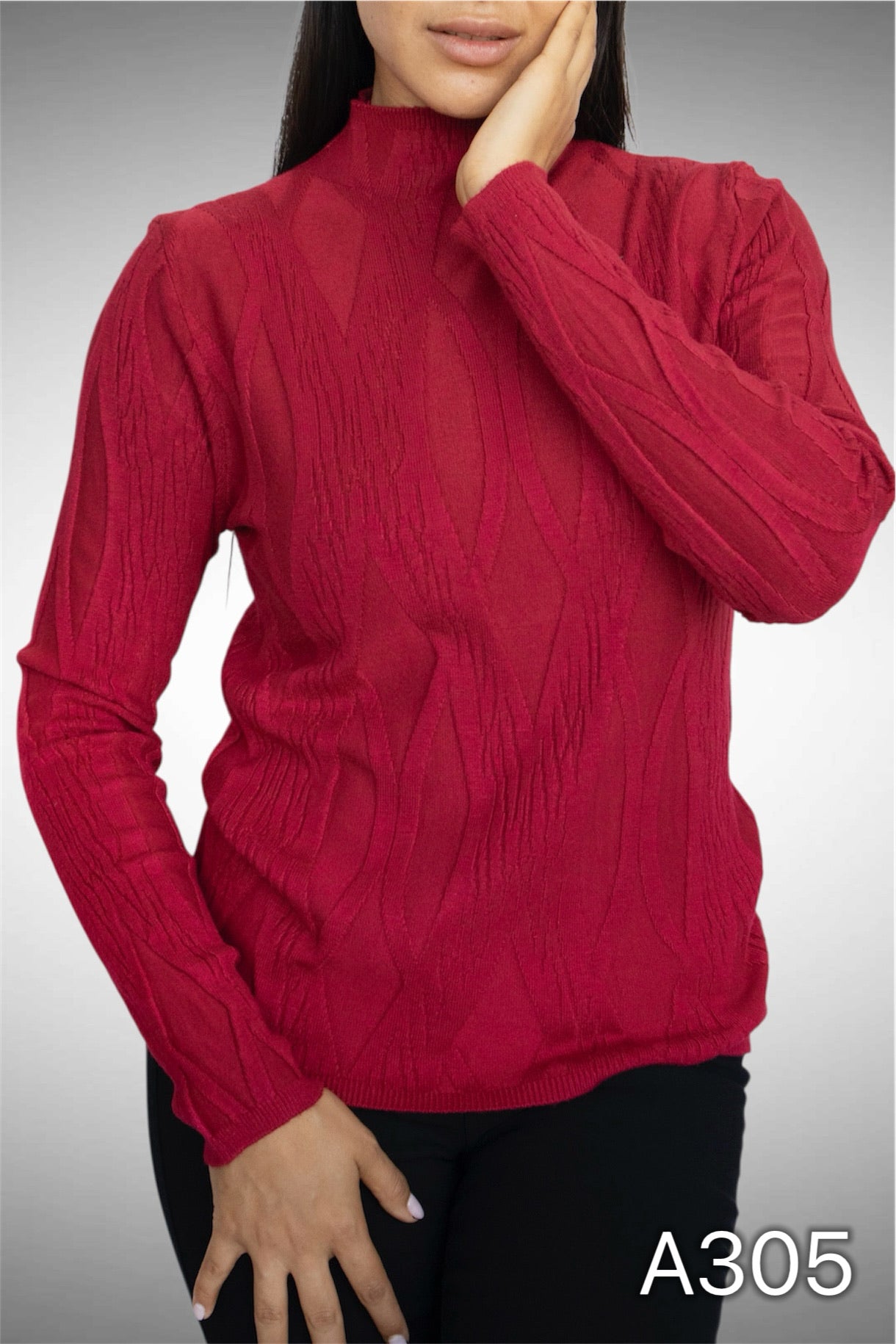 A305 - Sweater Medio Cuello