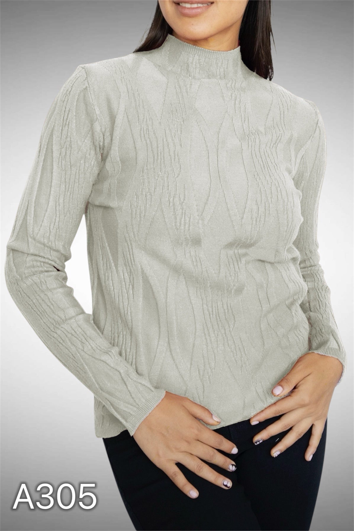 A305 - Sweater Medio Cuello