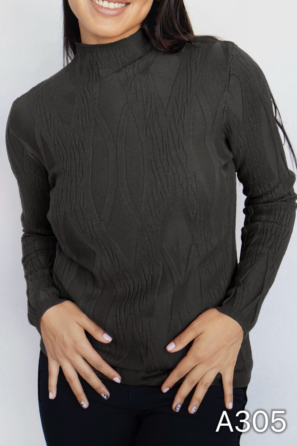 A305 - Sweater Medio Cuello