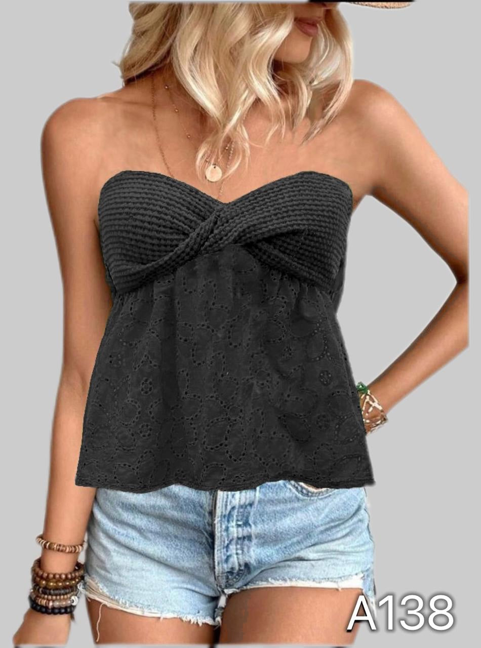 A138 - Polera Strapless