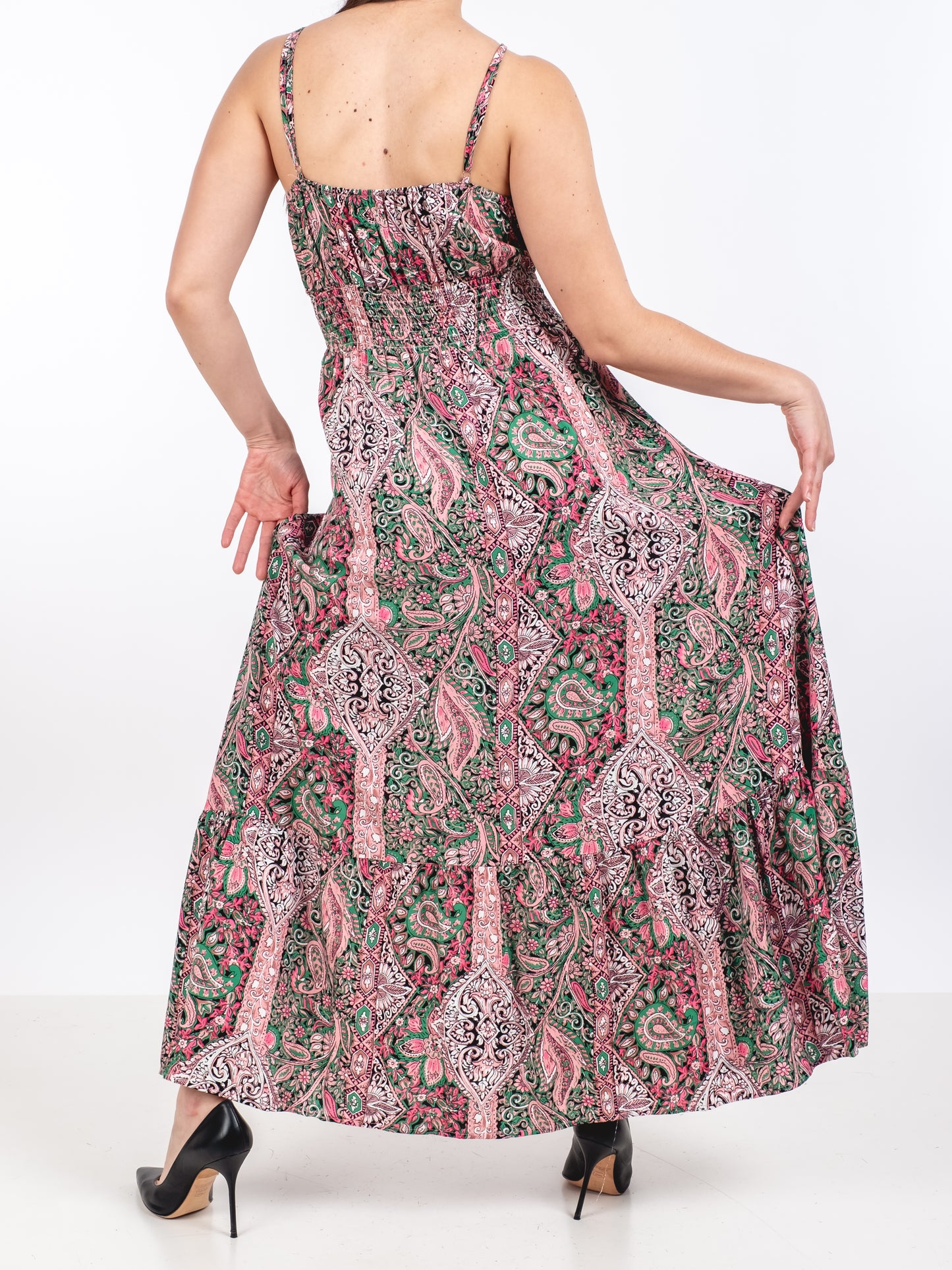 A231 - Vestido Diseño Indu Escote V