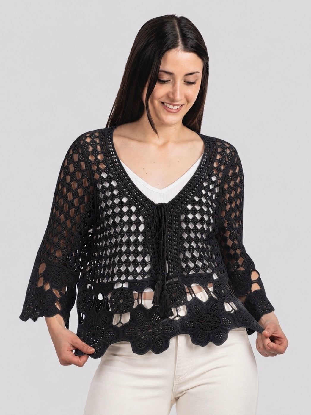 A354- Chaleco Crochet