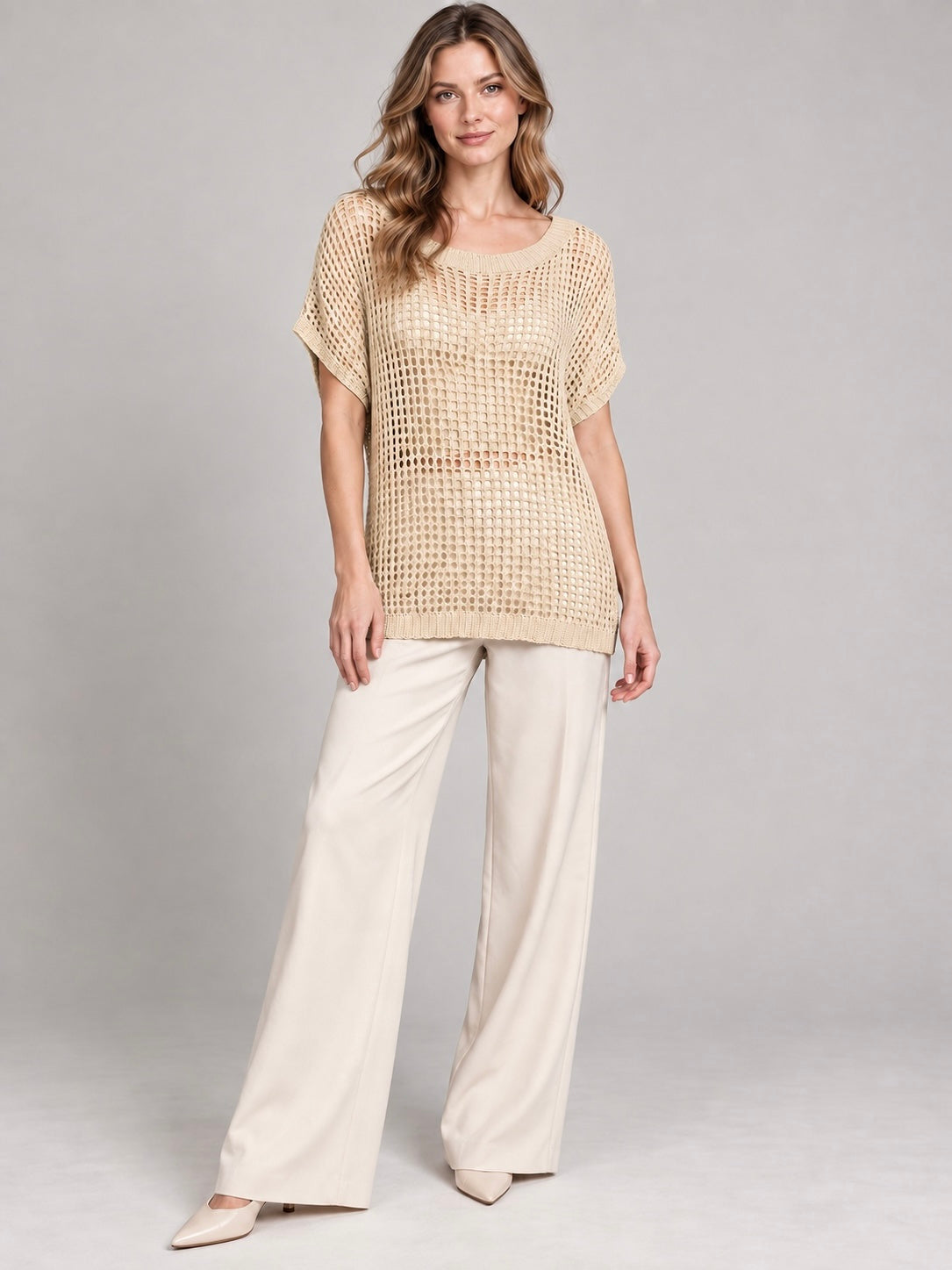 A471- Polera Macramé Calada