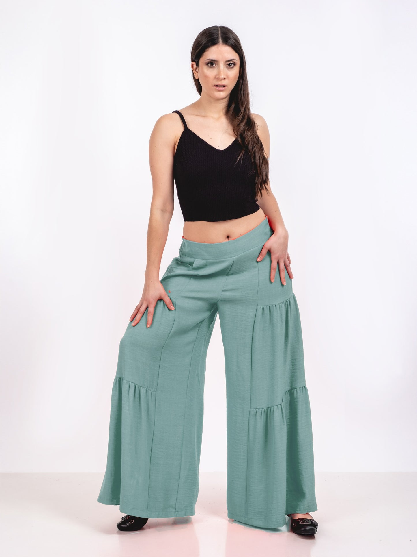 A218 - Palazzo Tipo Falda Pantalon