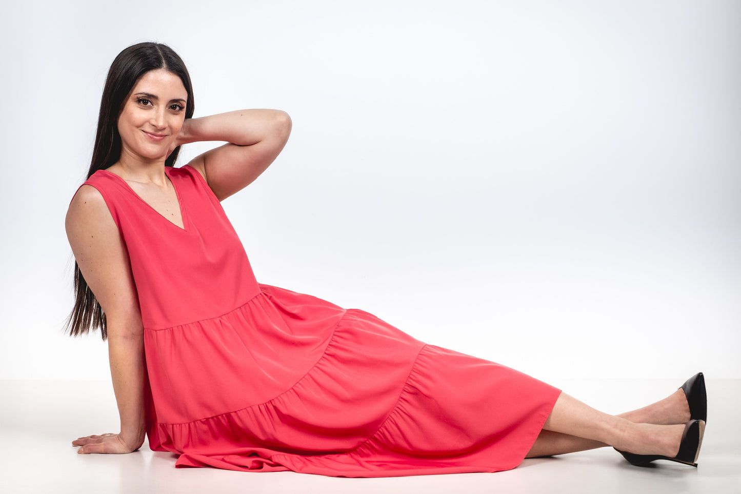 A262 - Vestido Cuello V