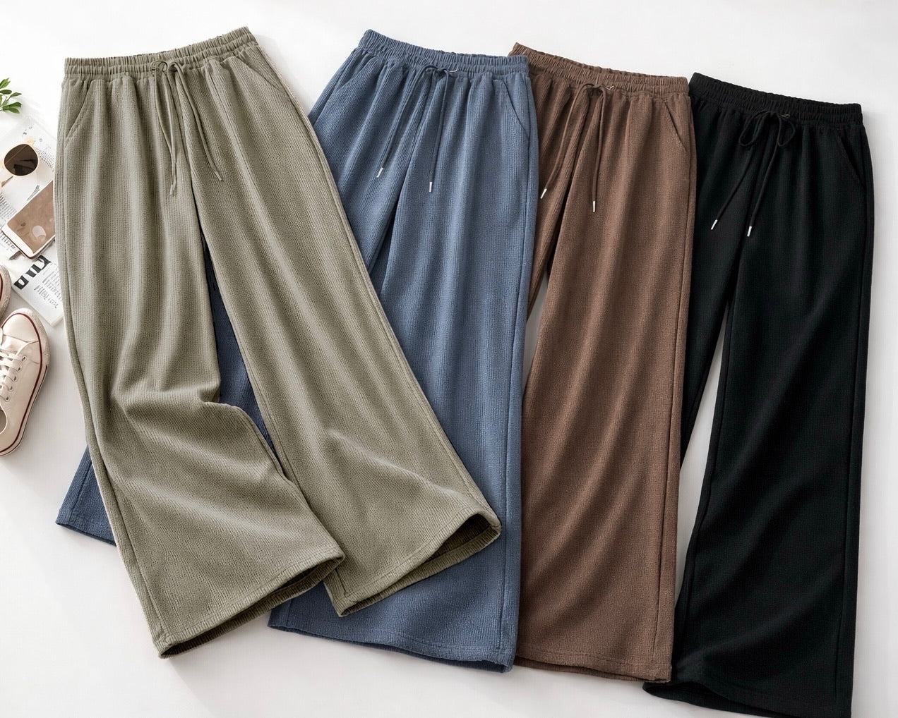 A409- Pantalón de cotele fino con piel interior