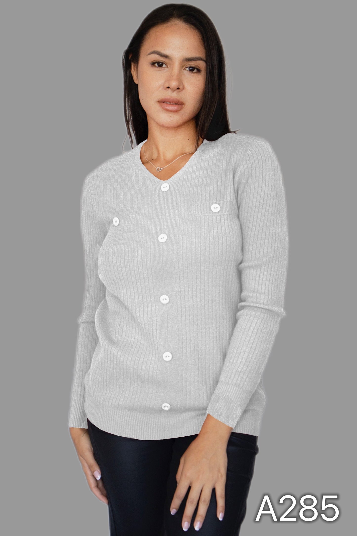 A285 - Sweater de Spandex Cuello