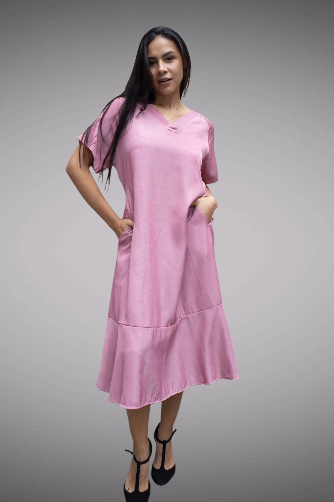 A105 - Vestido Elegancia Suave