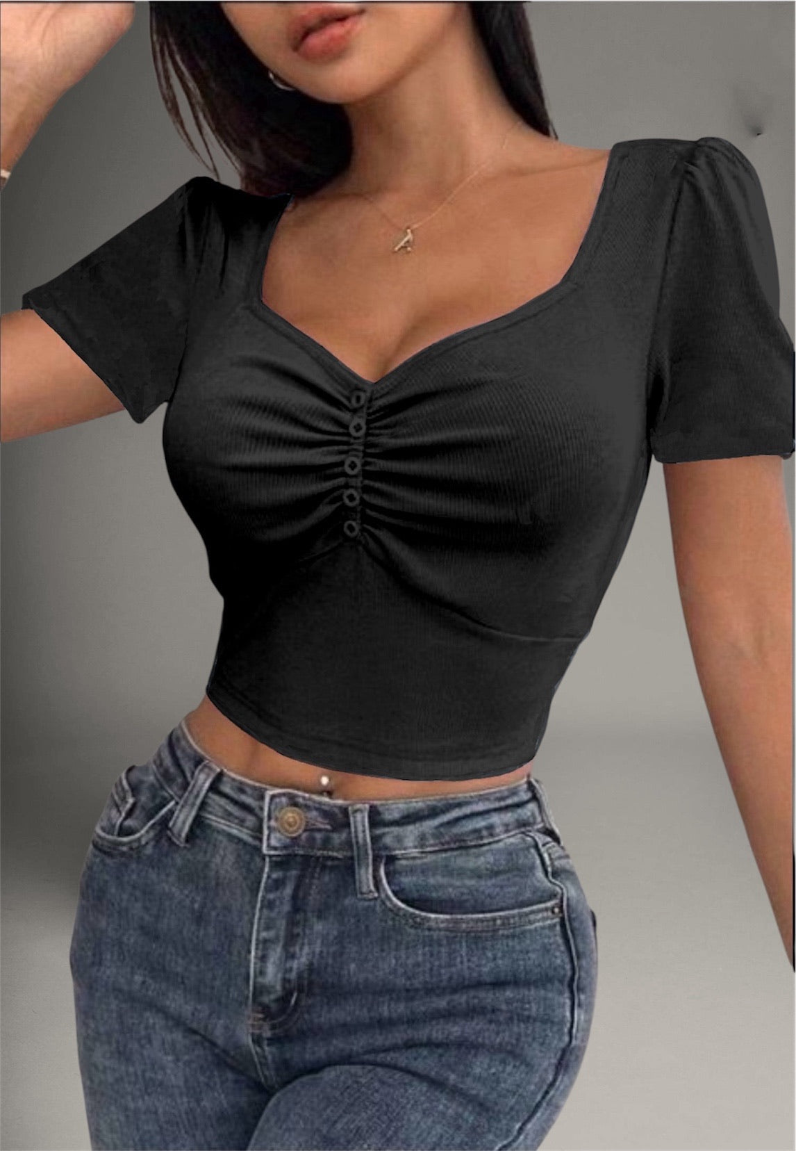 A260 - Polera Crop Top