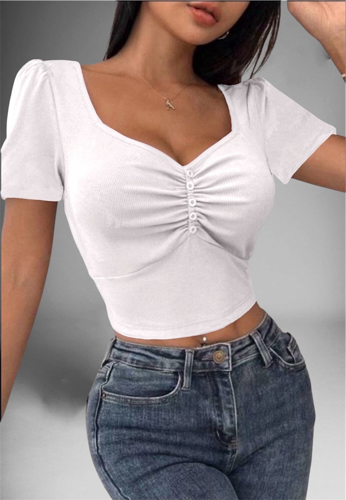A260 - Polera Crop Top