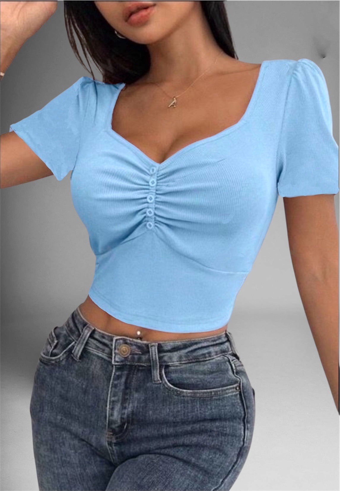 A260 - Polera Crop Top
