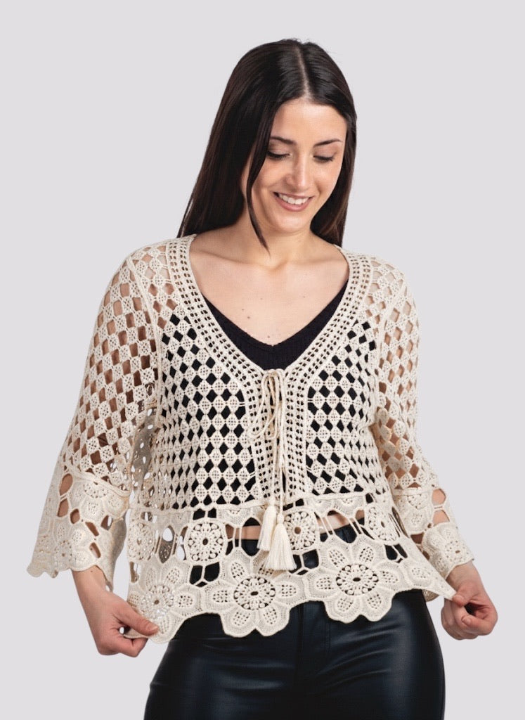 A354- Chaleco Crochet