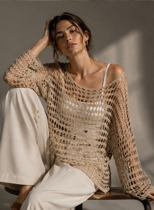 A249 -Sweater Calado de hilo