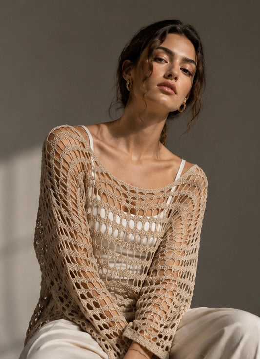 A249 -Sweater Calado de hilo
