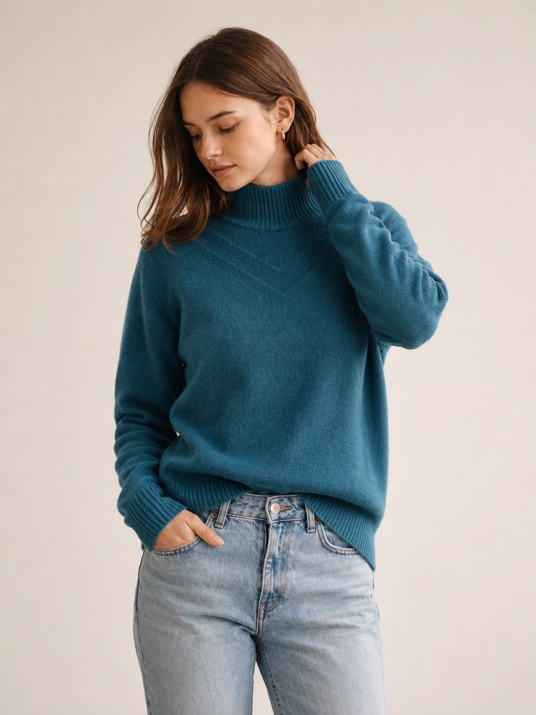 A375- Sweater Bouclé
