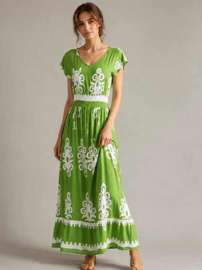 A369- Vestido Largo Estampado