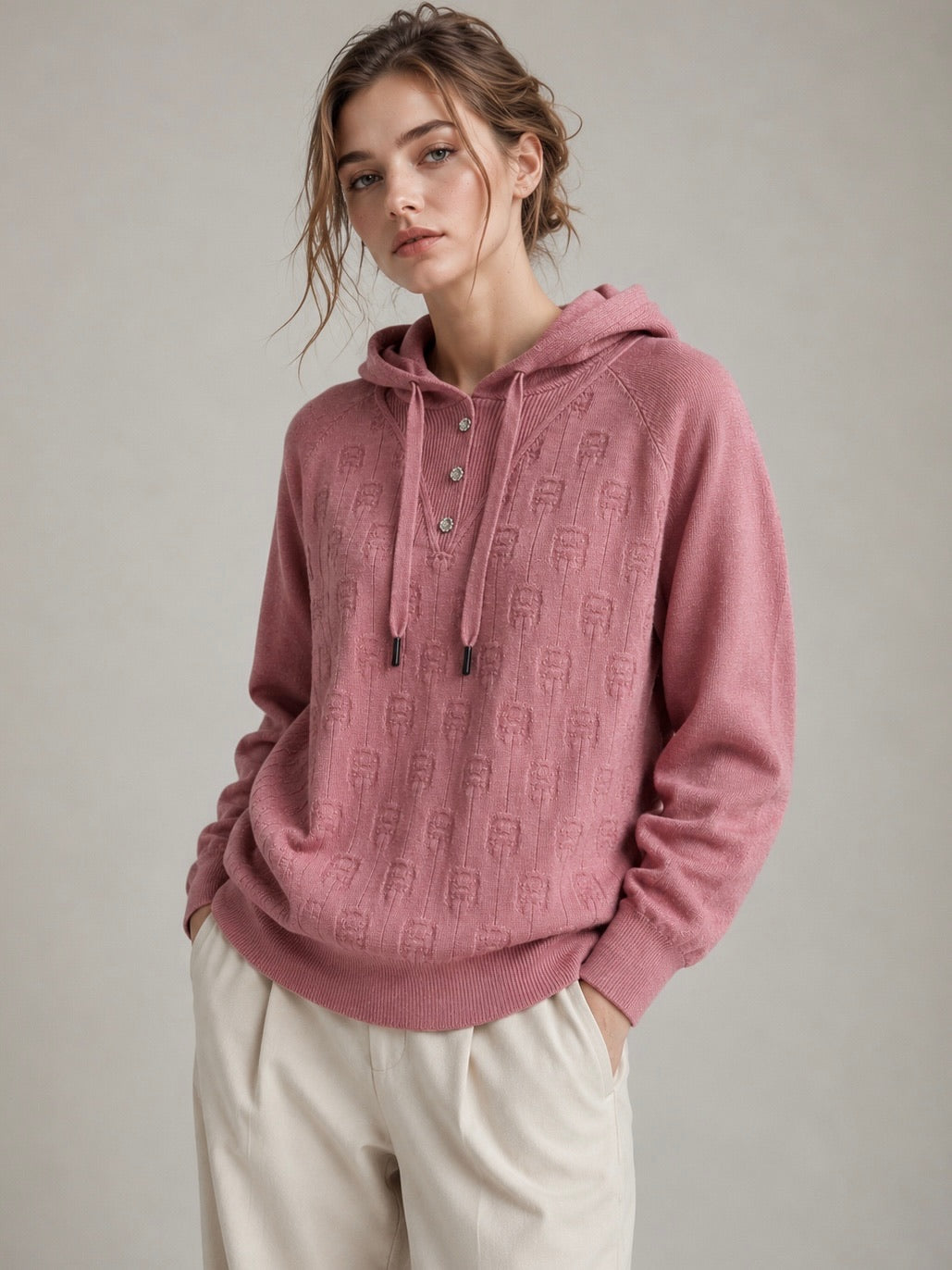 A346- Sweater con Gorro