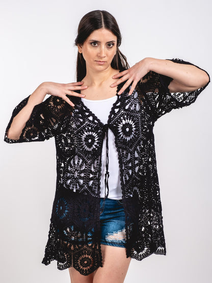 A219 - Tapado de Macramé Largo