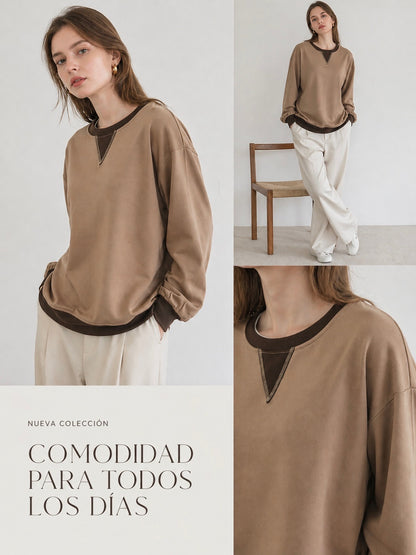 A413- Polera Bicolor