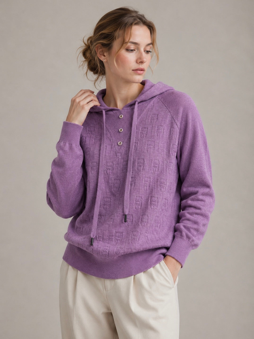 A346- Sweater con Gorro