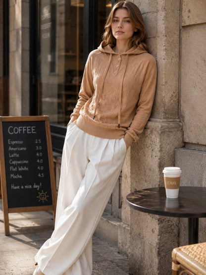 A346- Sweater con Gorro