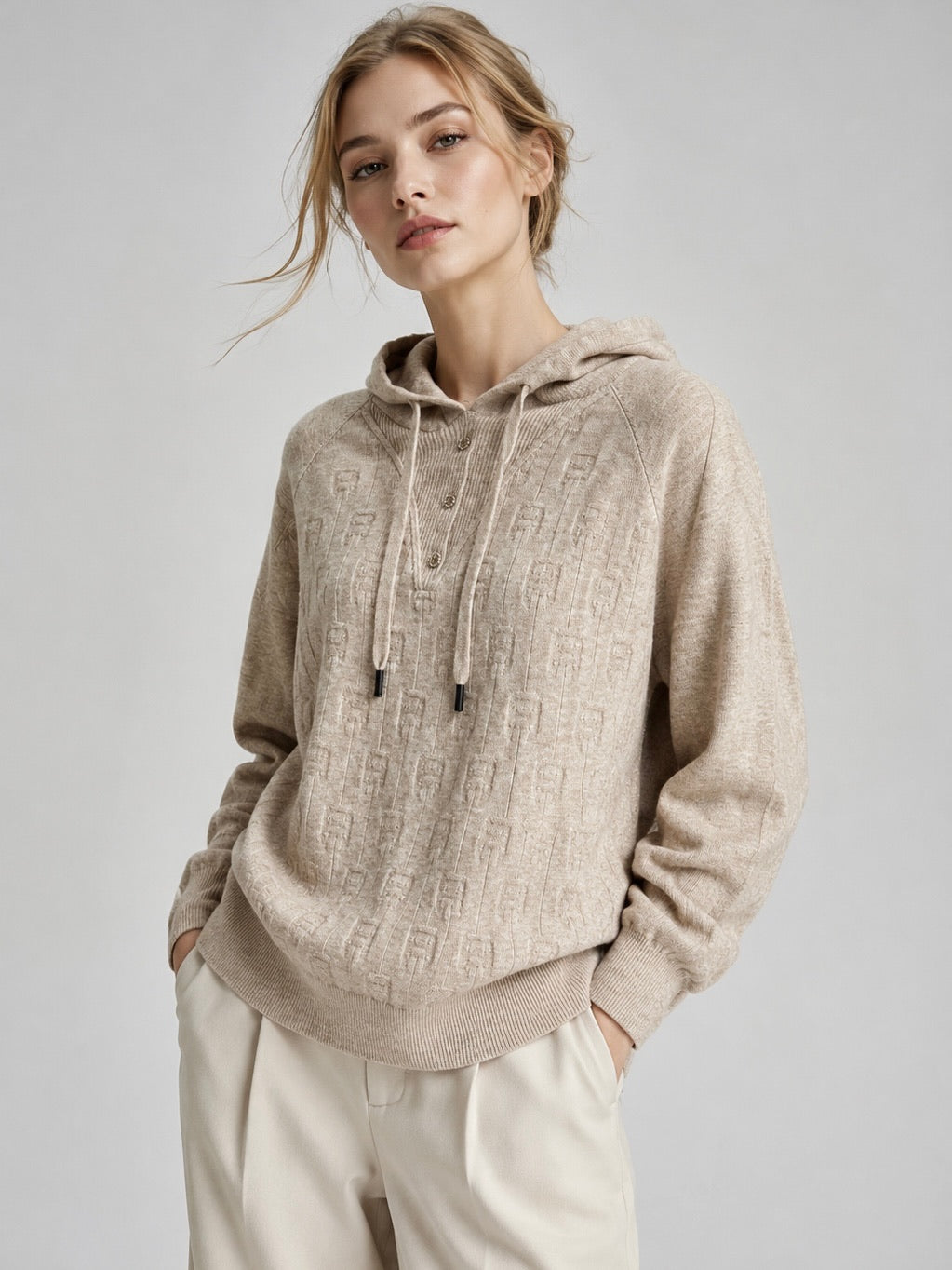 A346- Sweater con Gorro