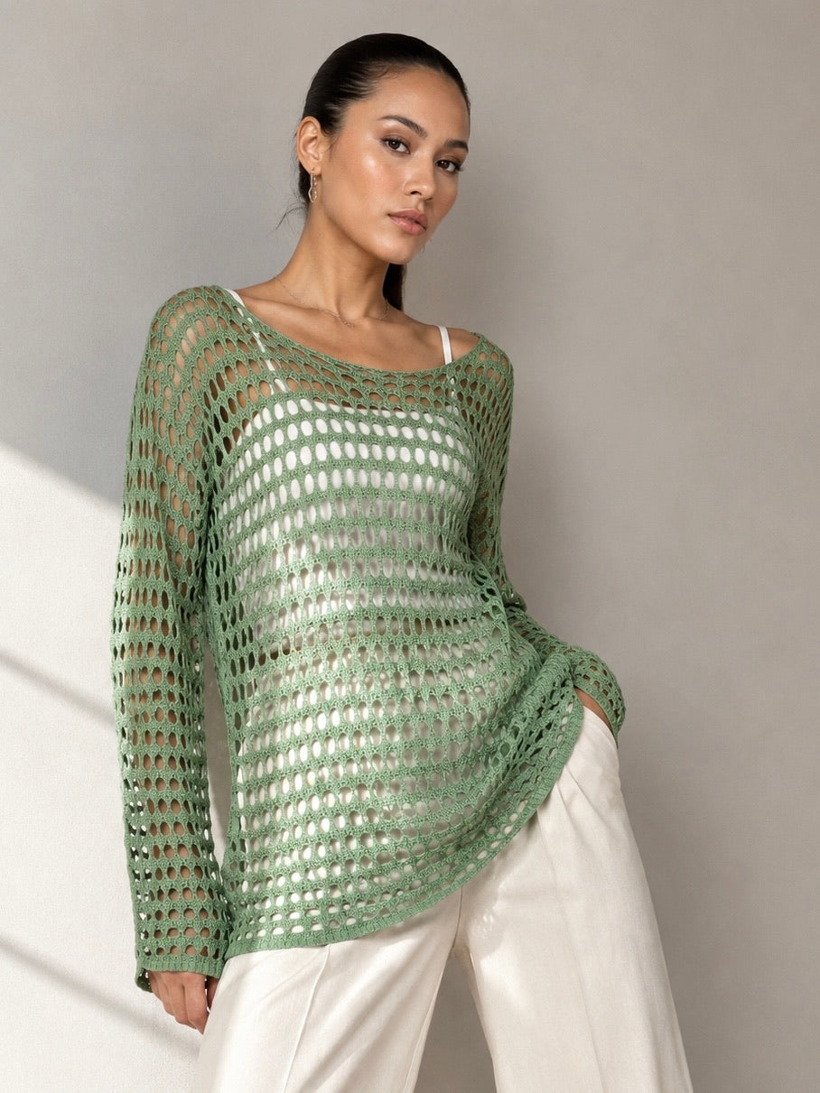 A249 -Sweater Calado de hilo