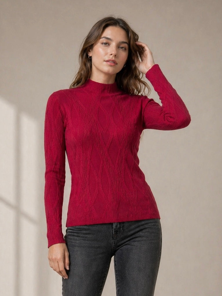 A305 - Sweater Medio Cuello