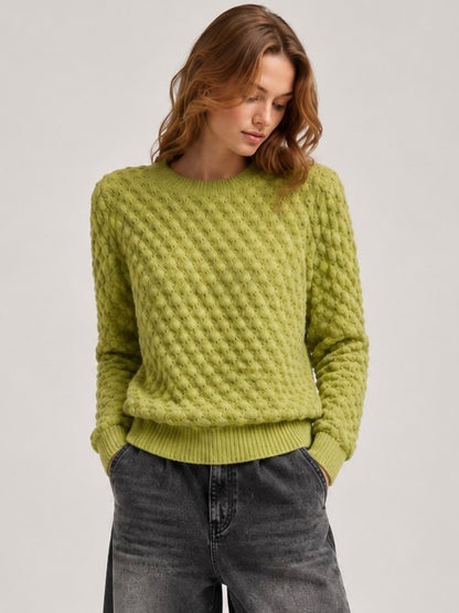 A216 - Sweater de Lana Texturizado