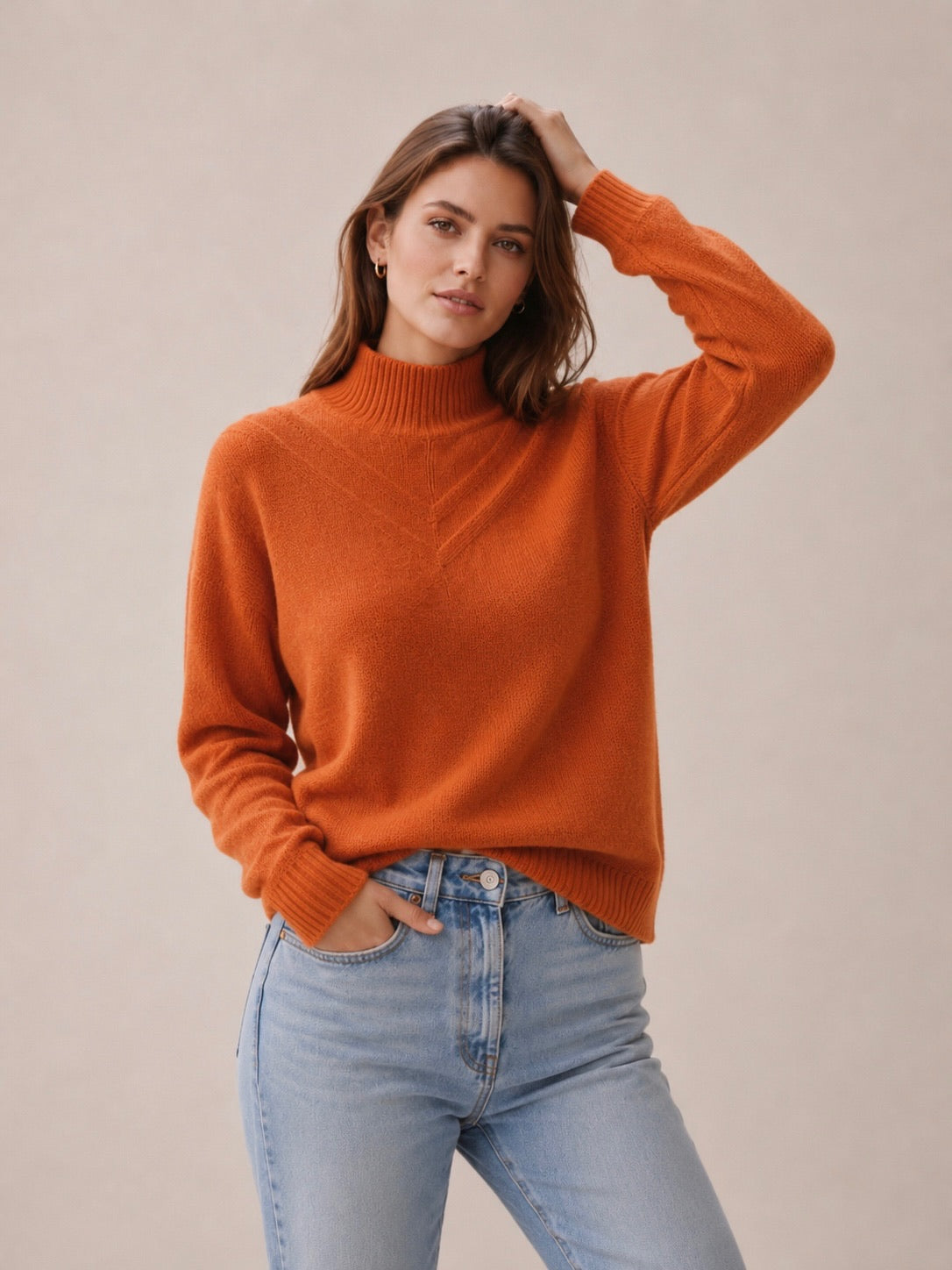 A375- Sweater Bouclé