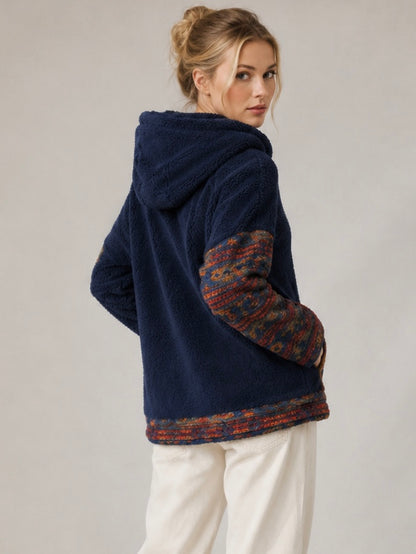 A54- Polerón Polar Sherpa con Capucha